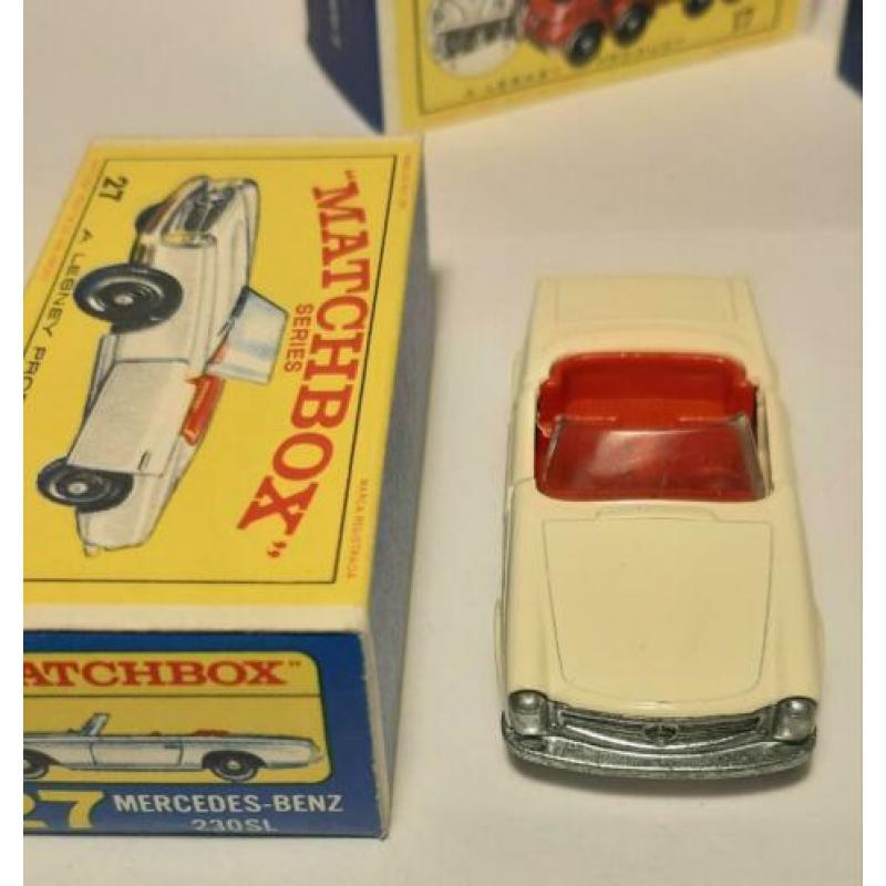 Matchbox, Lesneny, # 27b, Mercedes 230 SL, mint/b