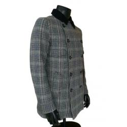 GSTAR Tweed Zomerjas/Colbert. Maat L. Kleur Grijs Geruit.