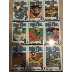 Dragon ball z manga 1-9