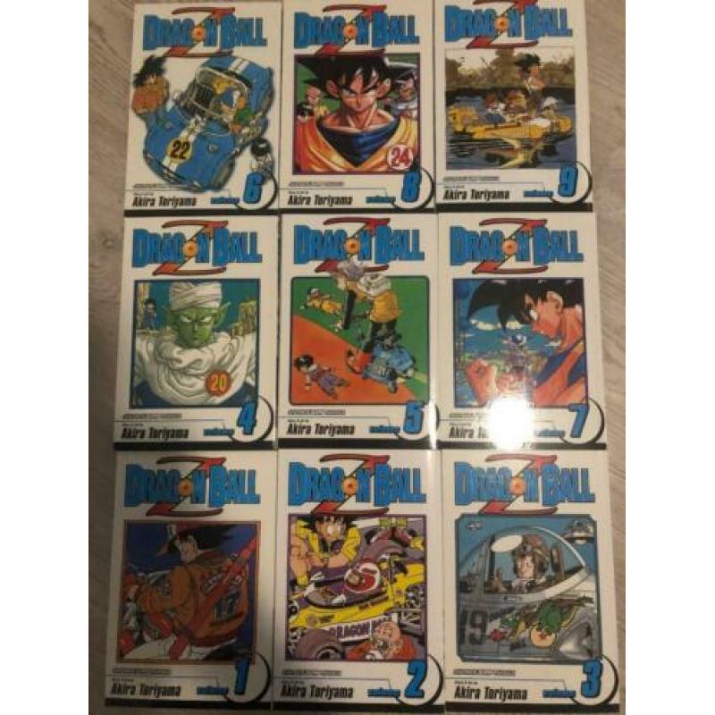 Dragon ball z manga 1-9
