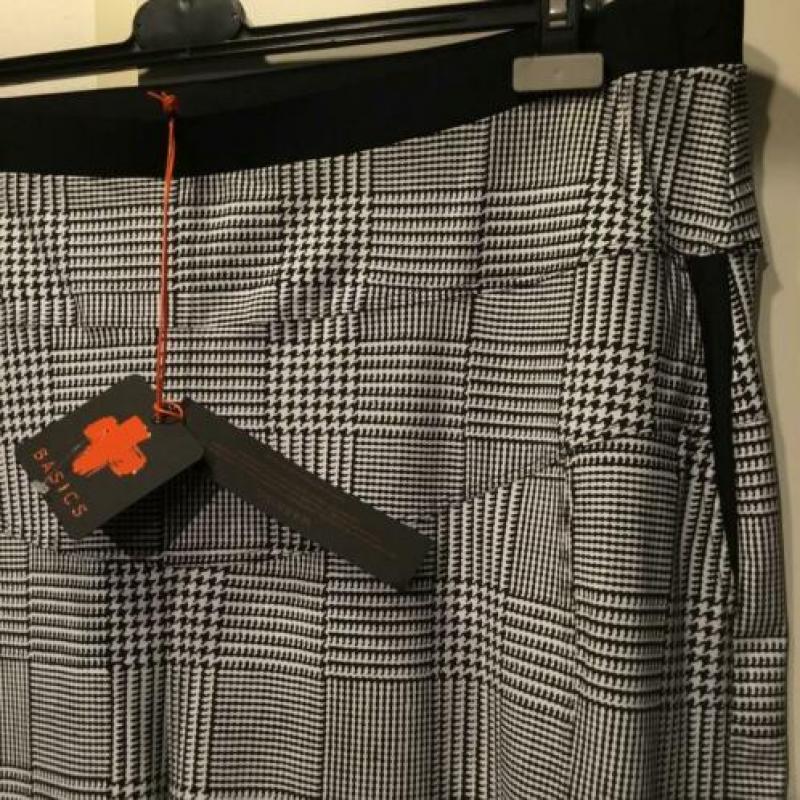 Broek Plus Basics NIEUW maat 52-54 Travelstof zwart stretch