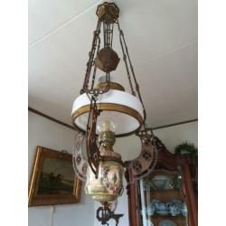 hanglamp olielamp antiek