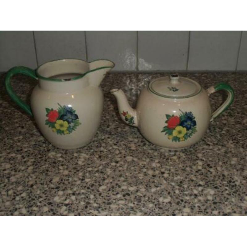 Creme emaille set