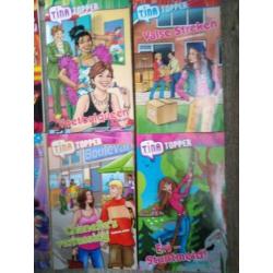 9x boeken Tina Toppers allen samen €3,00