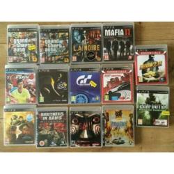 PlayStation 3 12/go +14 spellen +500 gb harde schijf