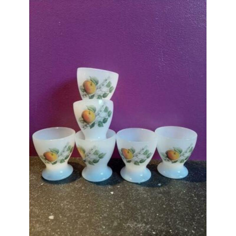 Arcopal eierdopjes decor appel