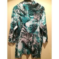Paola blouse van viscose, maat 46