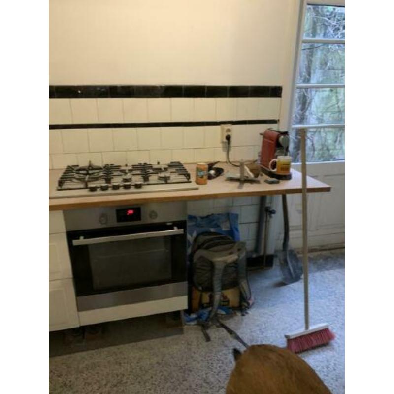 Ikea keuken met oven en gasplaat 5 pits Faktum Stat