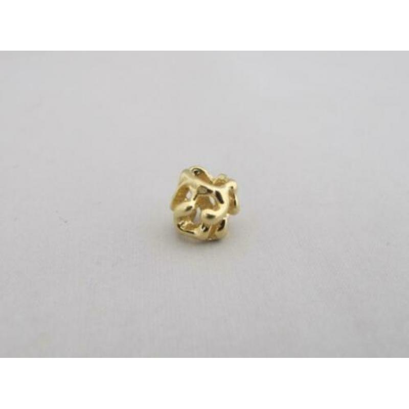 Trollbeads Witte Wieven Goud 750/18 Krt IN NIEUWSTAAT! G-744