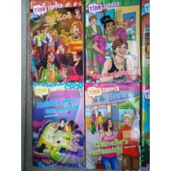 9x boeken Tina Toppers allen samen €3,00