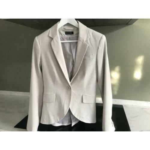 Beige dames colbert maat 38