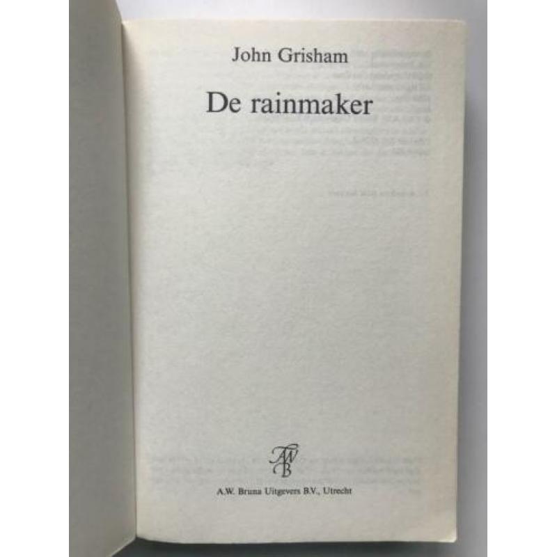 John Grisham - De rainmaker