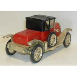 Fiat Sero hard plastic rood + goud 1913 schaal 1:25 ? 14 cm.