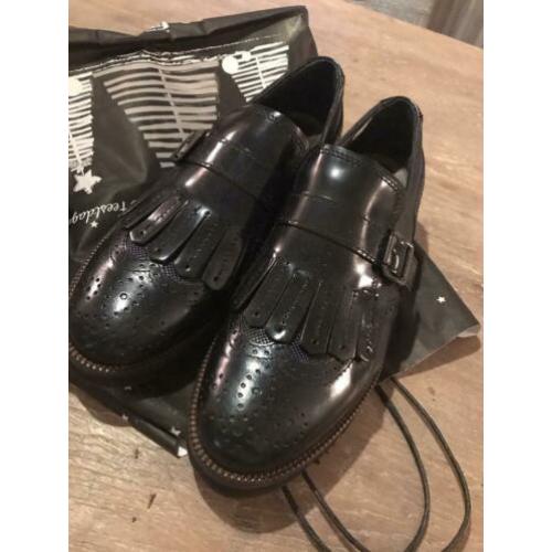 Maripe schoenen donkerblauw leer mt 36 in nieuwstaat!