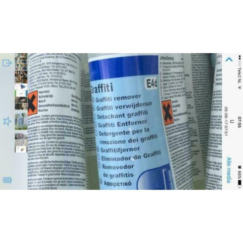 Taski Graffiti verwijderaar E4d 1ltr