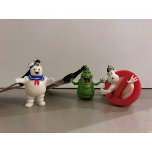 Ghostbusters Sleutelhangers; Slimer - Stay Puft - GB Logo