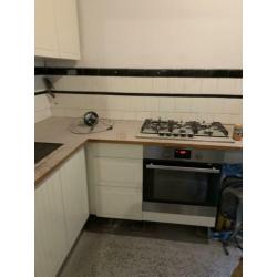 Ikea keuken met oven en gasplaat 5 pits Faktum Stat