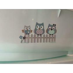 Nooit gebruikt! Bebe jou babybadje + standaard mint uiltje