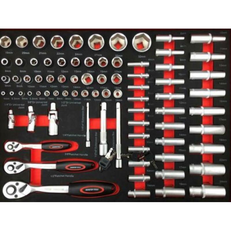 Aanbieding! Mastertools Gereedschapswagen, 7 lades 6 vol