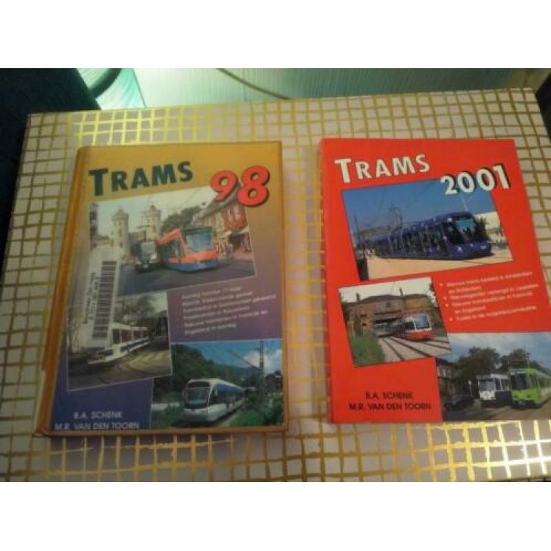 Diverse jaarboekjes tram+spoorwegen