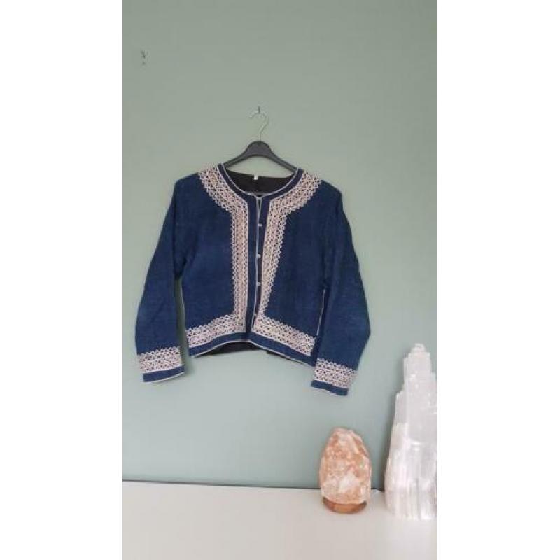 Vintage jasje borduursels.Boho/bohemian,Romy boomsma stijl