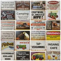 Route 66 highway cafe motor reclamebord wandbord van metaal