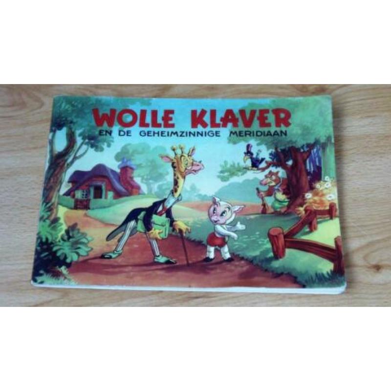 Plaatjesalbum Wolle Klaver en de geheimzinnige meridiaan.