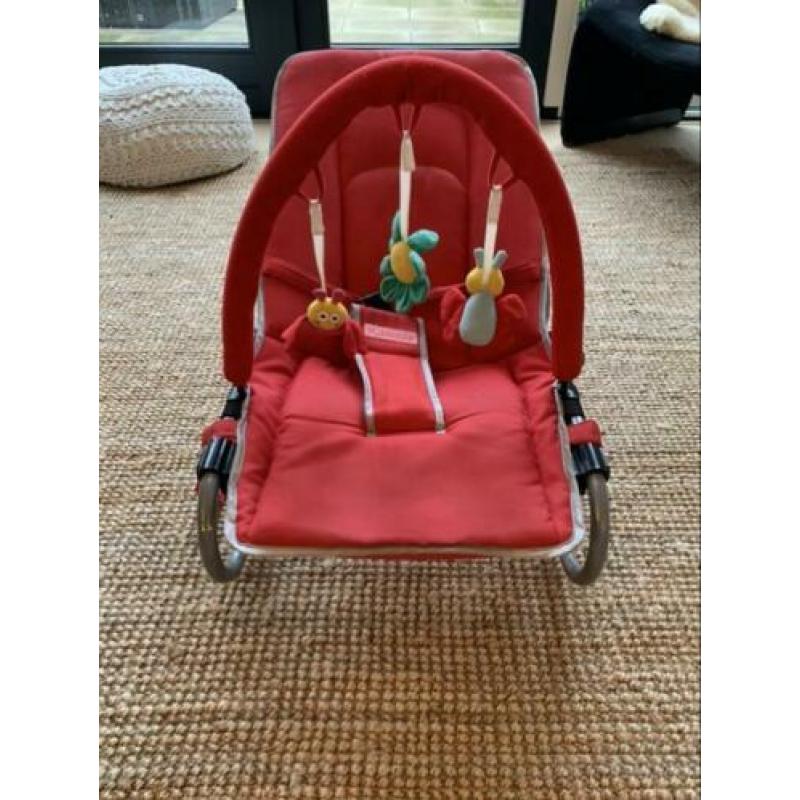 Rode wipper met speeltjes te koop