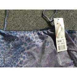 NIEUW met kaartje 3 delig setje bh string en top mt M/75C