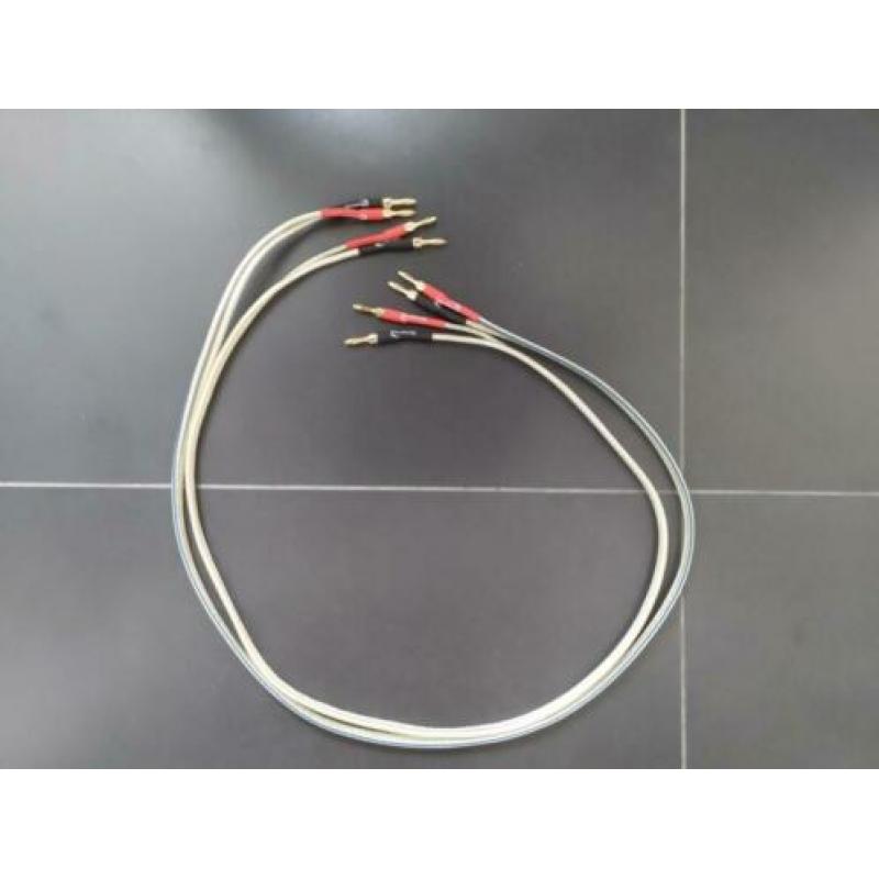 Luidsprekerkabels Interchnik spirit of high zilver 2x1,20 m