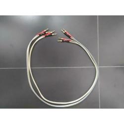 Luidsprekerkabels Interchnik spirit of high zilver 2x1,20 m