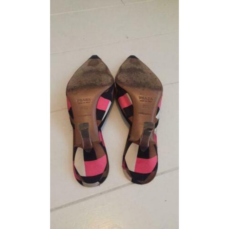 Prada slingbacks, 381/2