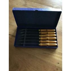 Vintage retro messen uit Frankrijk 6 stuks