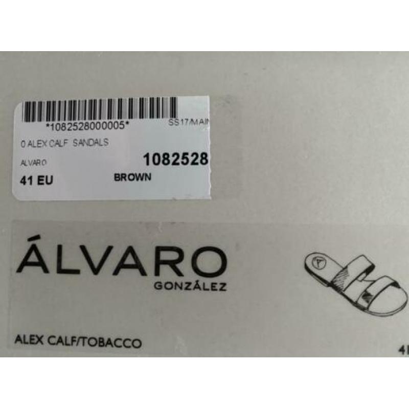 Álavaro González Sandals Alex Tobacco 42