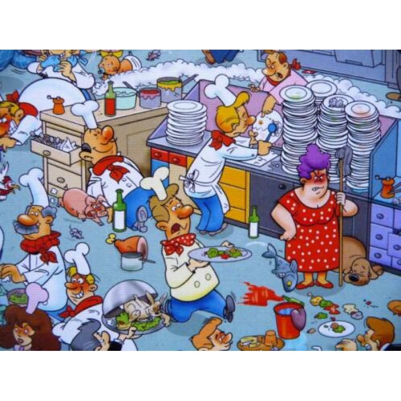 Legpuzzel 1000 st Chaos in de Keuken