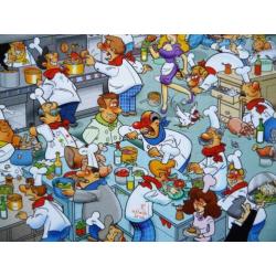 Legpuzzel 1000 st Chaos in de Keuken