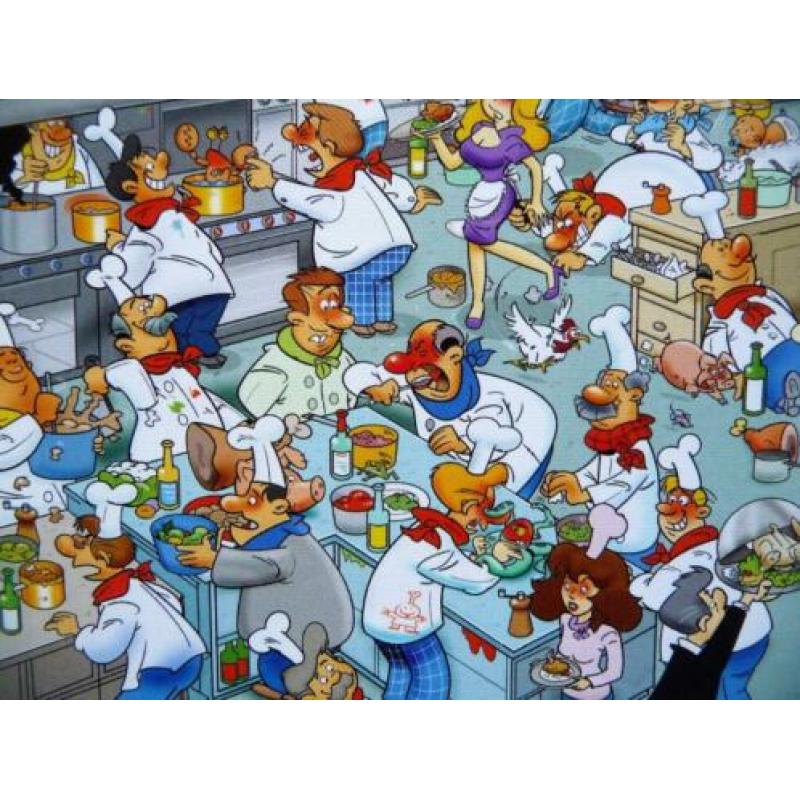 Legpuzzel 1000 st Chaos in de Keuken