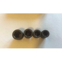 Sandvik Belzer (Bahco) krachtdoppenset 1/2 inch aansluiting