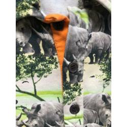 Wild polo shirt neushoorn maat 146-152 als nieuw