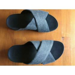 fitflop lulu shimmer denim mt 36