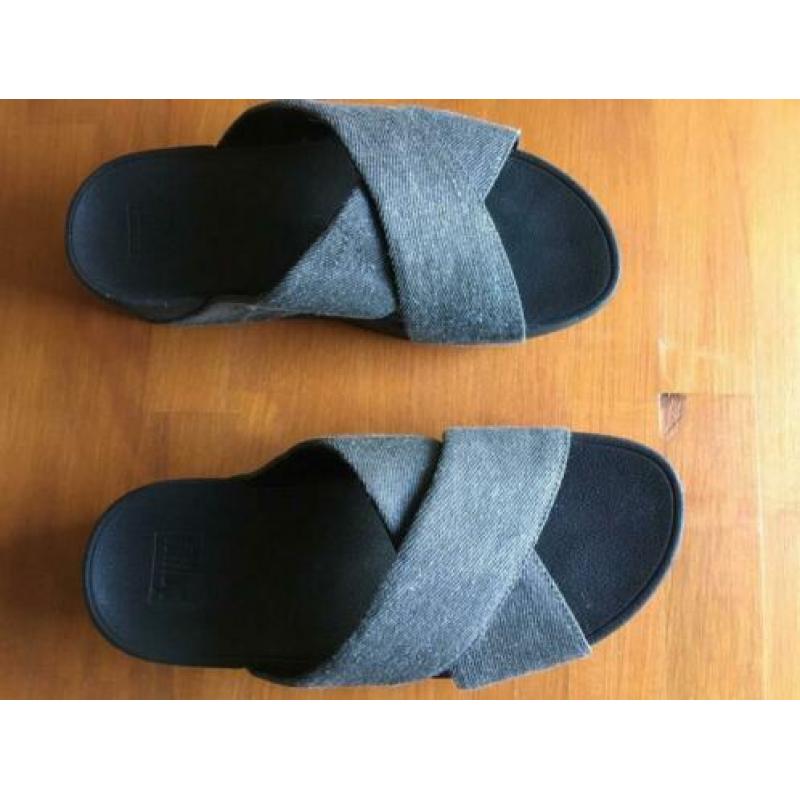 fitflop lulu shimmer denim mt 36