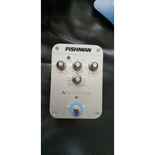 2 fishman AFX pedalen, chorus+delay