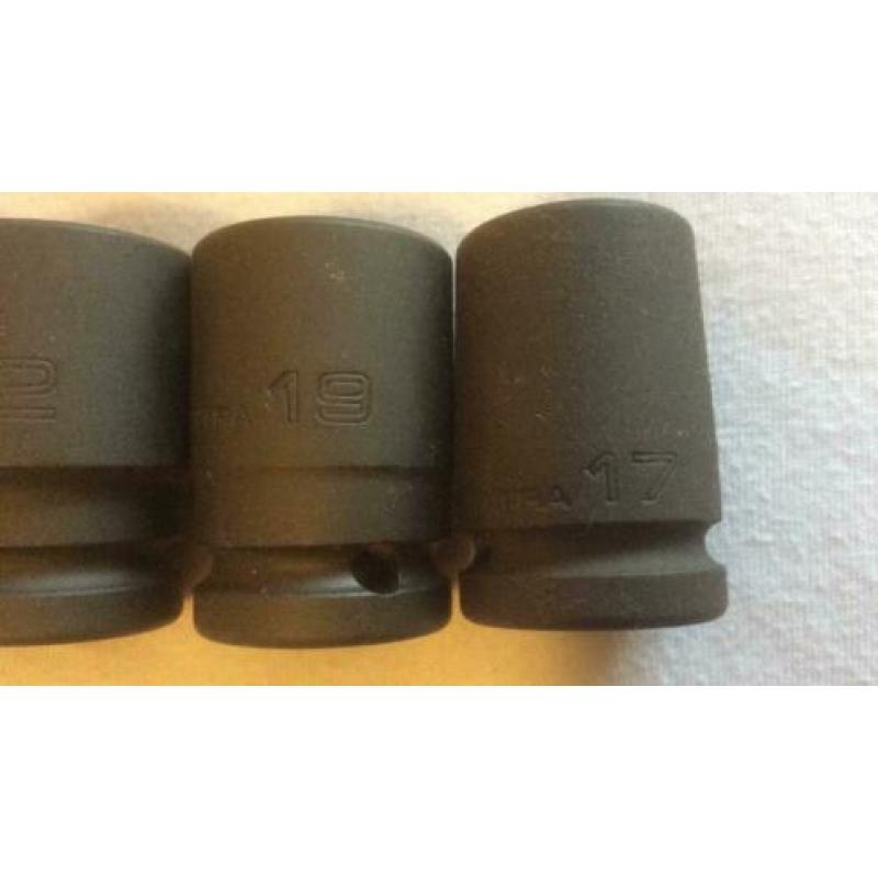 Sandvik Belzer (Bahco) krachtdoppenset 1/2 inch aansluiting