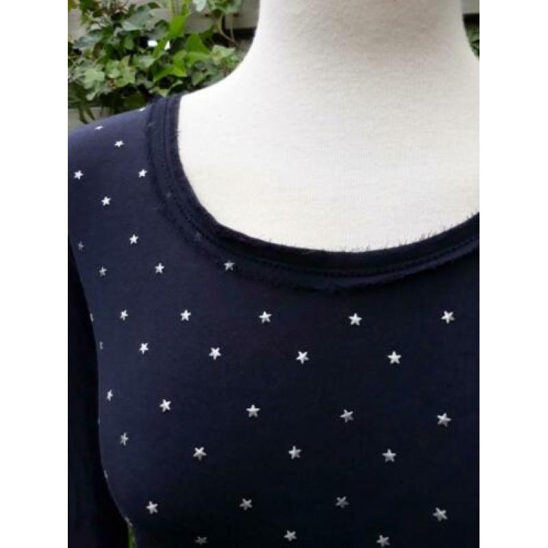 • Be One shirt do. blauw mt 44,met sterretjes op de voorzijd