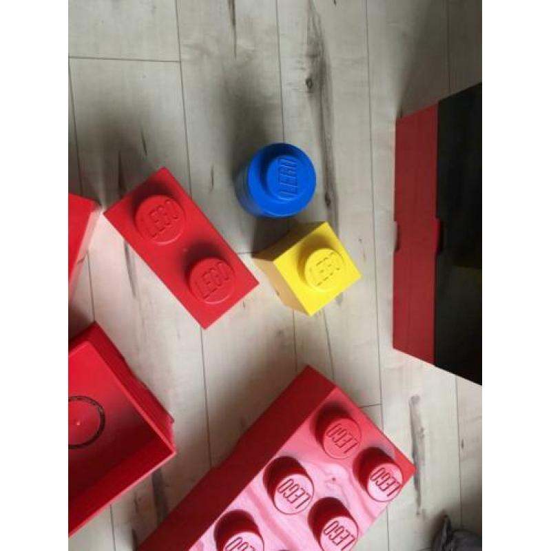 Lego opbergdozen, 4x8, 1x4, 2x1 en 1x2