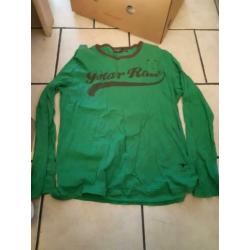 Heren lange mouw merkshirt xxl