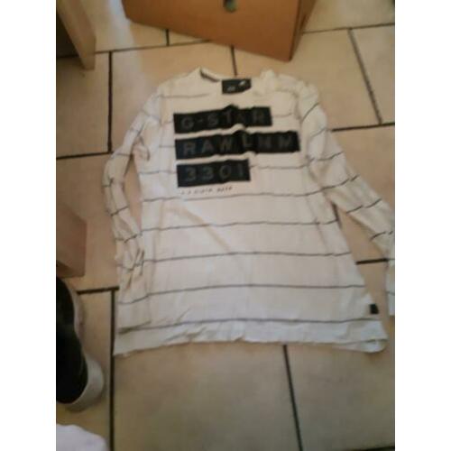 Heren lange mouw merkshirt xxl