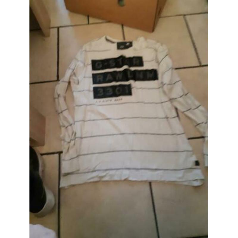 Heren lange mouw merkshirt xxl