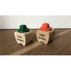 Houten tandendoosje, houten doosje voor melktandjes, NIEUW