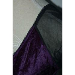 NIEUW DARKSIDE gothic topje, truitje, paars, Mt. S - M